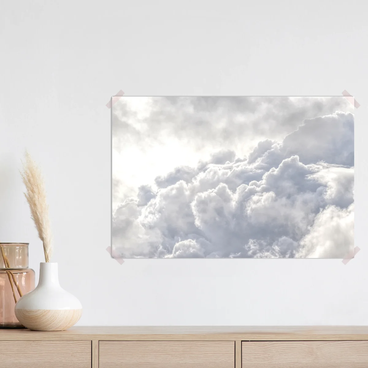 Poster ätherische wolkenlandschaft Poster ätherische wolkenlandschaft