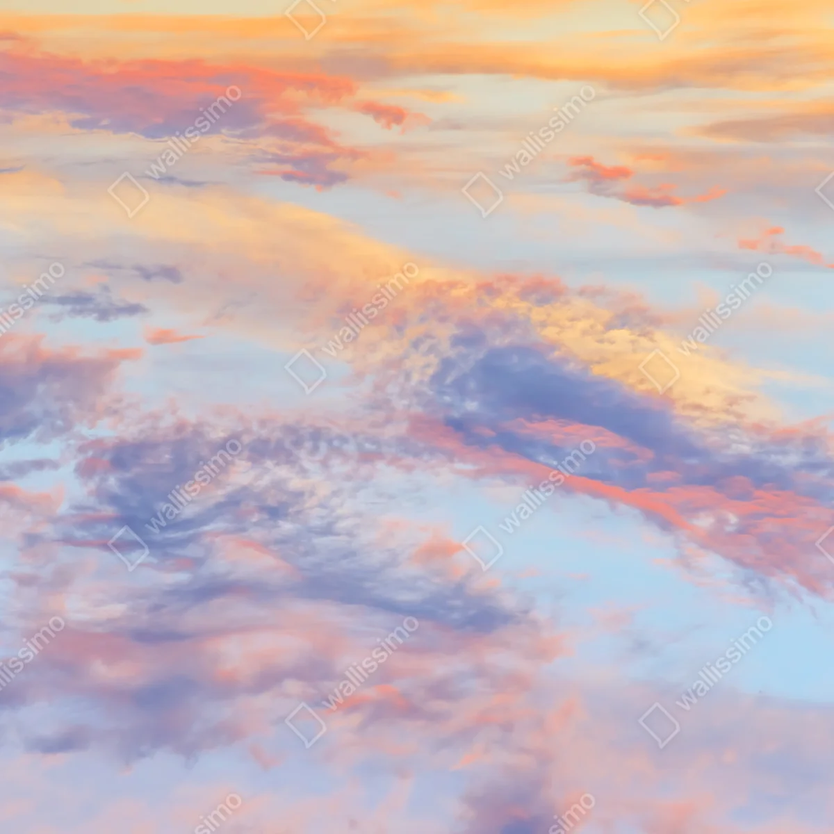 Türaufkleber sanfter pastellhimmel bei sonnenaufgang Türaufkleber sanfter pastellhimmel bei sonnenaufgang
