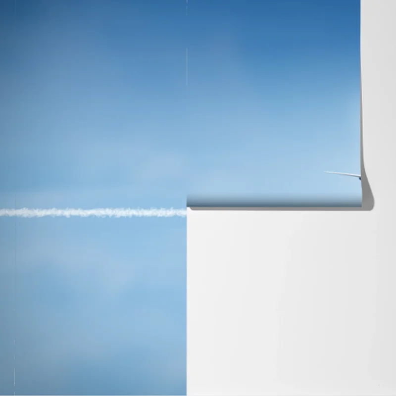 Fototapete jet im klaren blauen himmel Fototapete jet im klaren blauen himmel