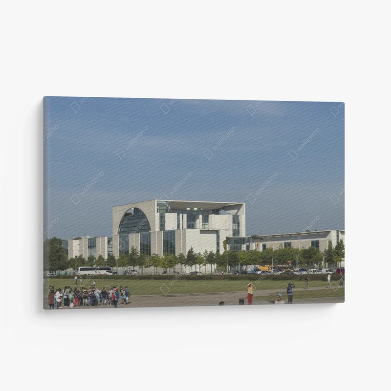 Leinwandbild das kanzleramt in berlin-mitte • Leinwandbilder bei Wallnifity® Leinwandbild das kanzleramt in berlin-mitte • Leinwandbilder bei Wallnifity®