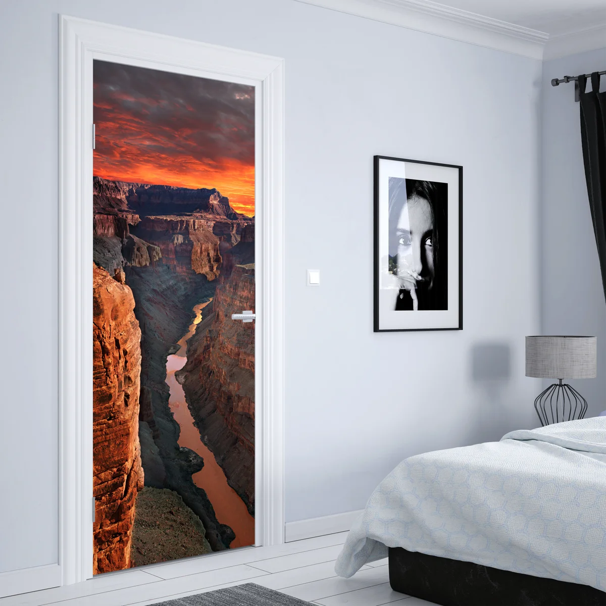 Türaufkleber Grand Canyon sonnenuntergang panorama Türaufkleber Grand Canyon sonnenuntergang panorama