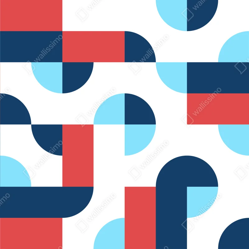 Laptop-Aufkleber mutiges geometrisches muster in dunkelblau und koralle Laptop-Aufkleber mutiges geometrisches muster in dunkelblau und koralle