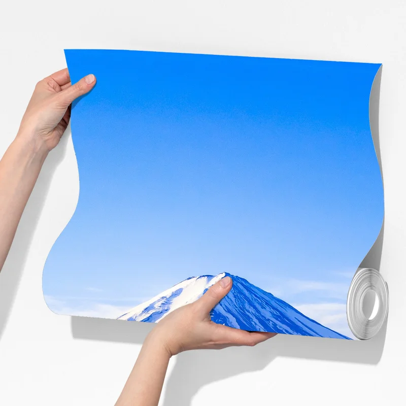 Fototapete Mount Fuji morgendliche reflexion über ruhigem see Fototapete Mount Fuji morgendliche reflexion über ruhigem see