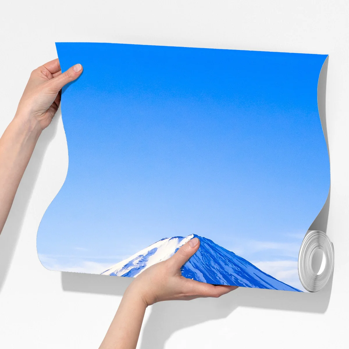 Fototapete Mount Fuji morgendliche reflexion über ruhigem see Fototapete Mount Fuji morgendliche reflexion über ruhigem see