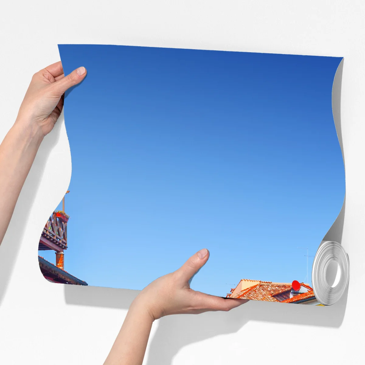 Fototapeta kolorowe domy nad kanałem w Burano Fototapeta kolorowe domy nad kanałem w Burano