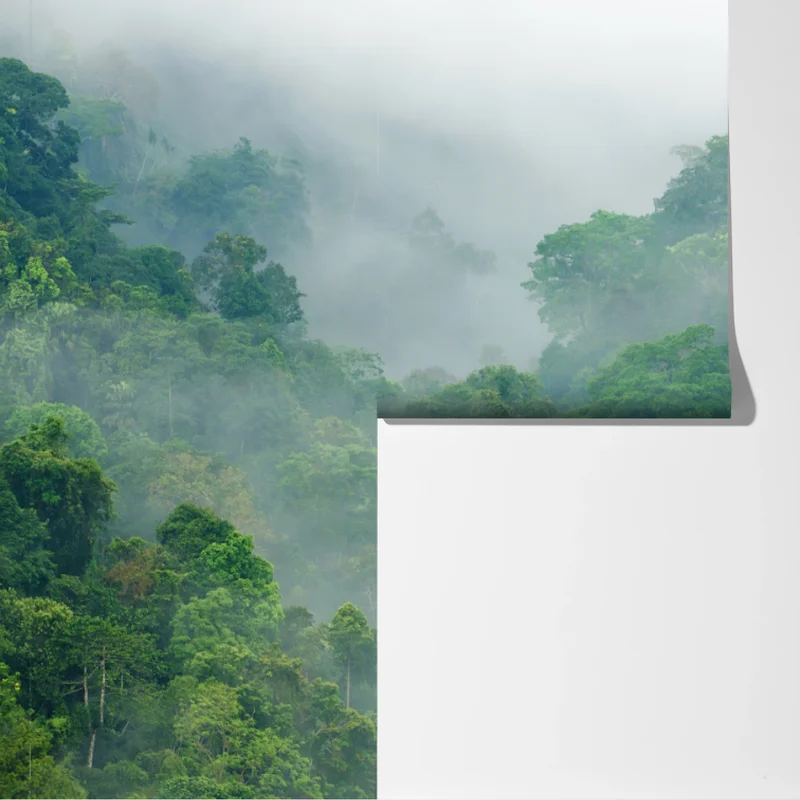 Fototapeta poranna mgła nad Kaeng Krachan Fototapeta poranna mgła nad Kaeng Krachan