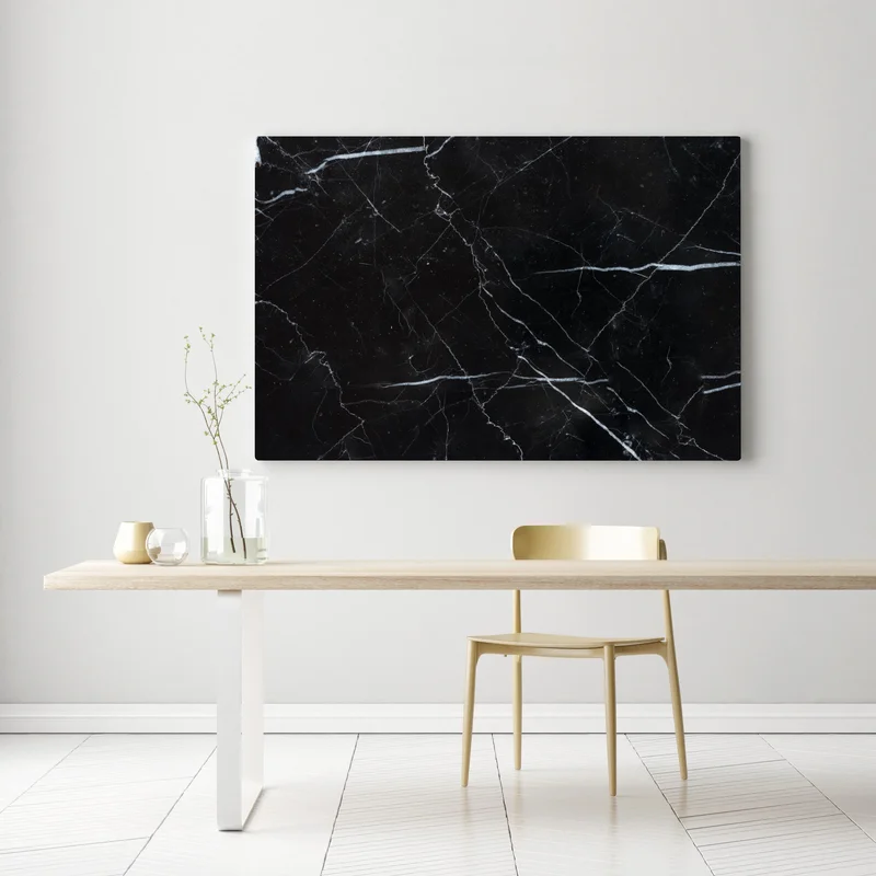 Leinwandbild schwarze marquina marmorstruktur für moderne interieur Leinwandbild schwarze marquina marmorstruktur für moderne interieur