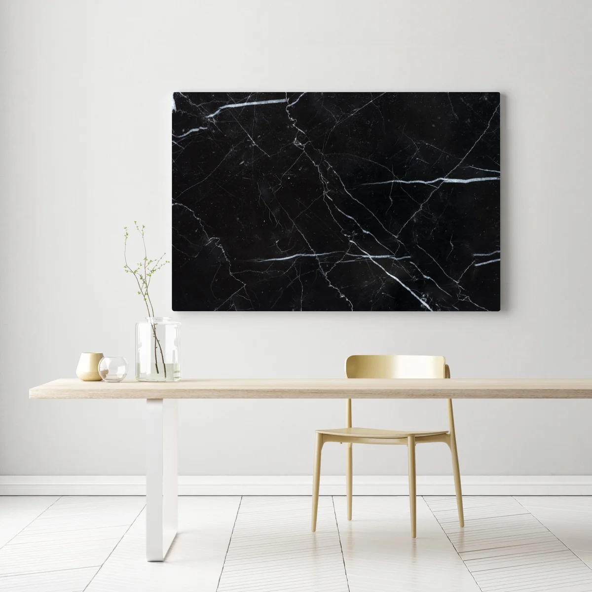 Leinwandbild schwarze marquina marmorstruktur für moderne interieur Leinwandbild schwarze marquina marmorstruktur für moderne interieur