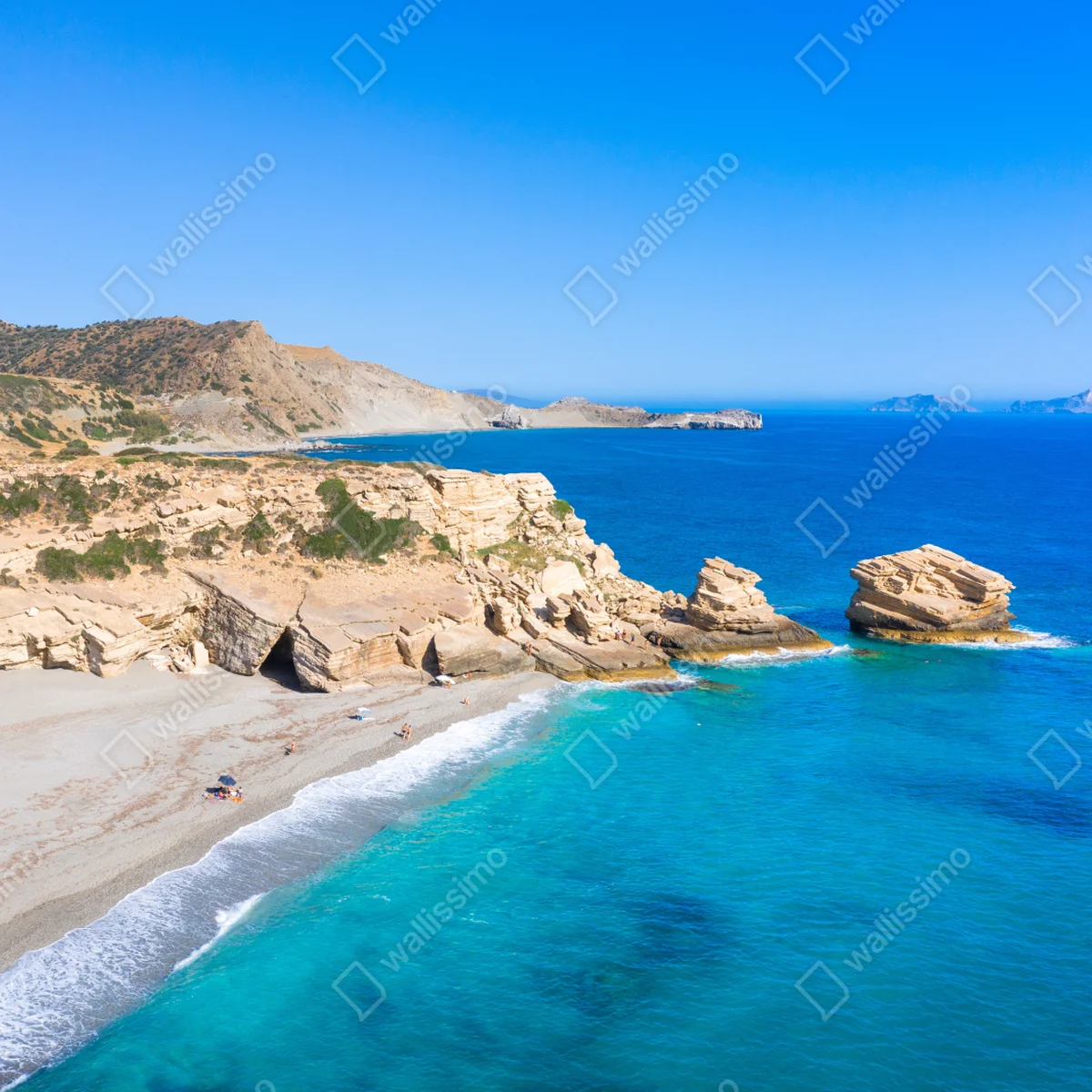 Leinwandbild türkisfarbene küstenoase Leinwandbild türkisfarbene küstenoase