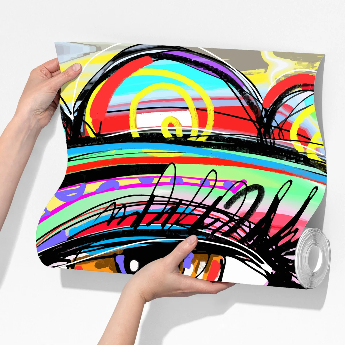 Fototapeta żywe abstrakcyjne oko w stylu pop art Fototapeta żywe abstrakcyjne oko w stylu pop art