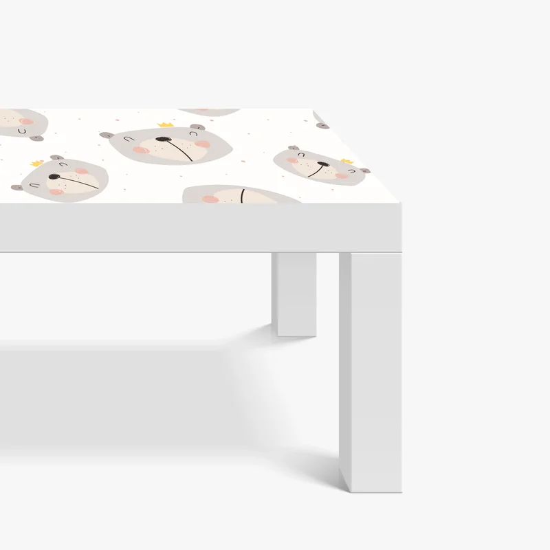 Tischaufkleber und Schreibtischaufkleber muster mit niedlichen bären fürs kinderzimmer