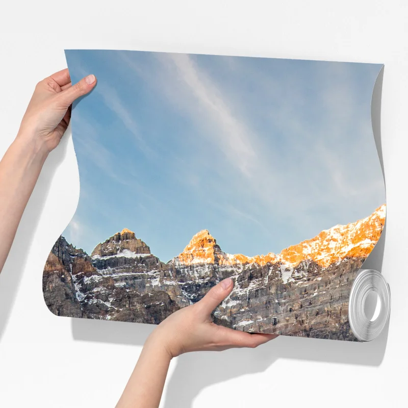 Fototapete alpensee im morgenlicht Fototapete alpensee im morgenlicht