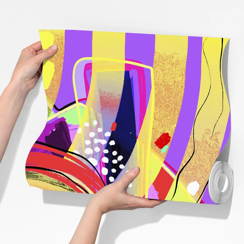 Fototapete lebendige violette abstrakte komposition Fototapete lebendige violette abstrakte komposition