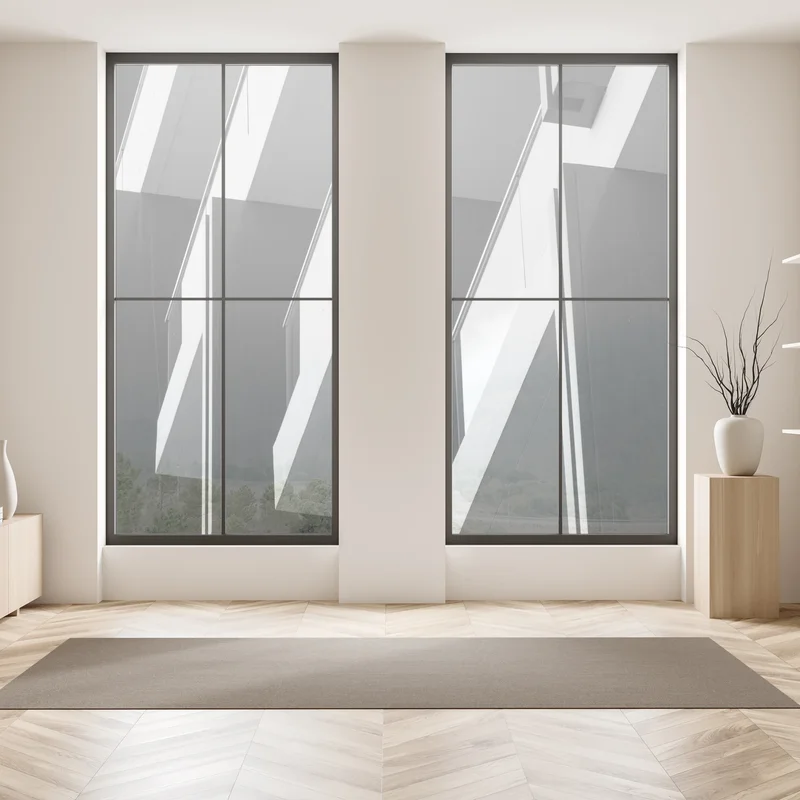 Fensteraufkleber geometrischer rhythmus der balkone