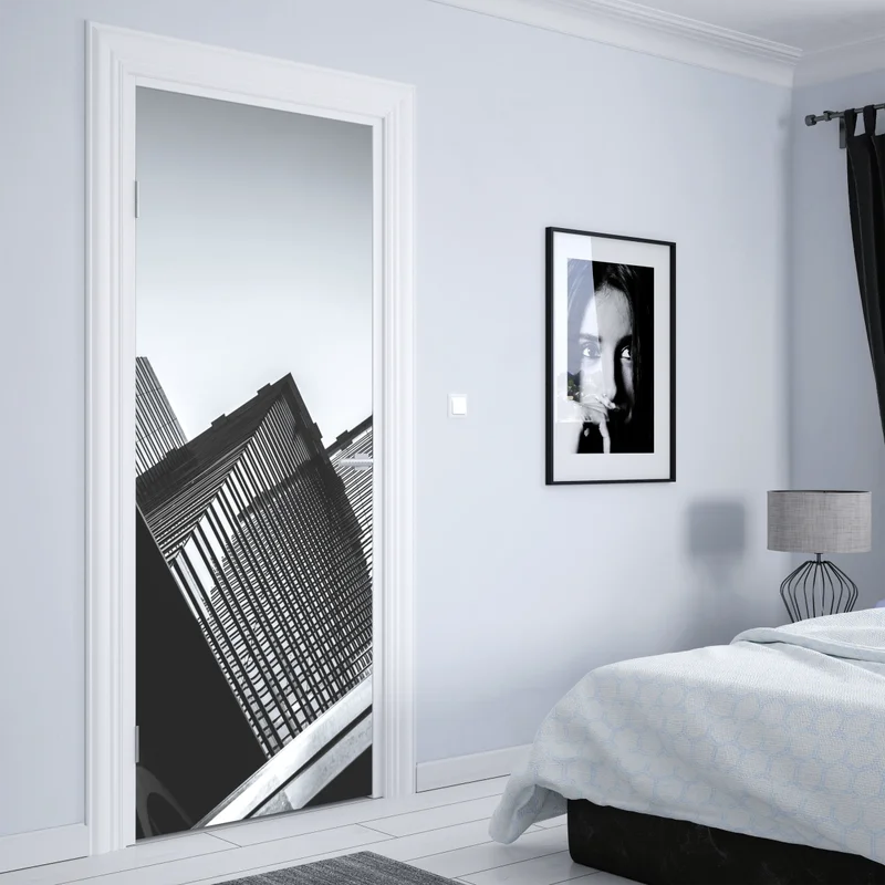 Türaufkleber Hongkong hochhaus perspektive