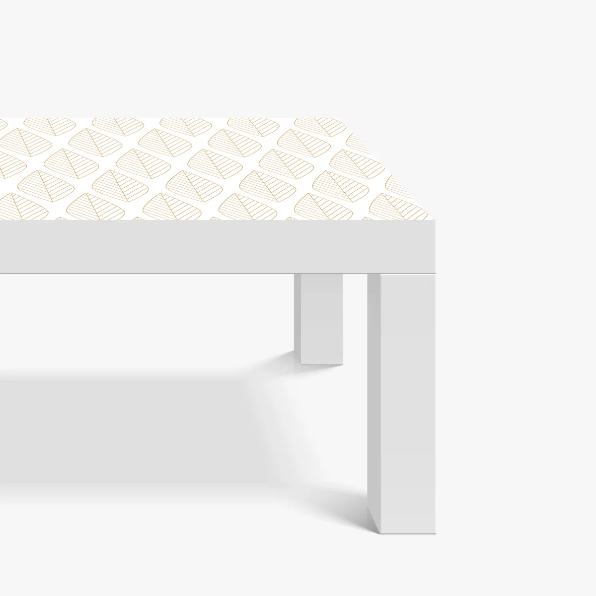 Tischaufkleber und Schreibtischaufkleber elegantes goldenes geometrisches blattmuster Tischaufkleber und Schreibtischaufkleber elegantes goldenes geometrisches blattmuster