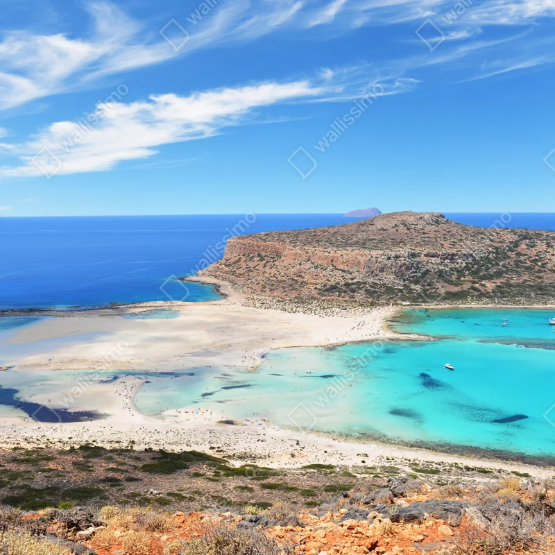 Fototapete lagune Balos türkislandschaft, Kreta Fototapete lagune Balos türkislandschaft, Kreta