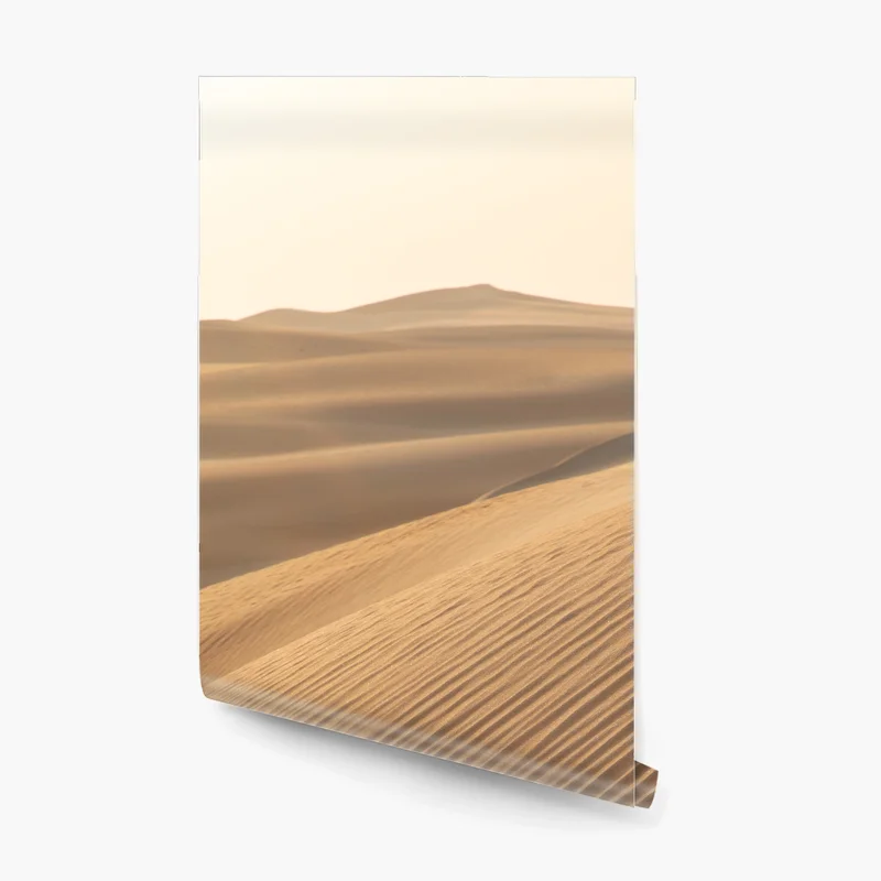 Fototapete goldene sanddünen minimalistisches landschaftsbild Fototapete goldene sanddünen minimalistisches landschaftsbild