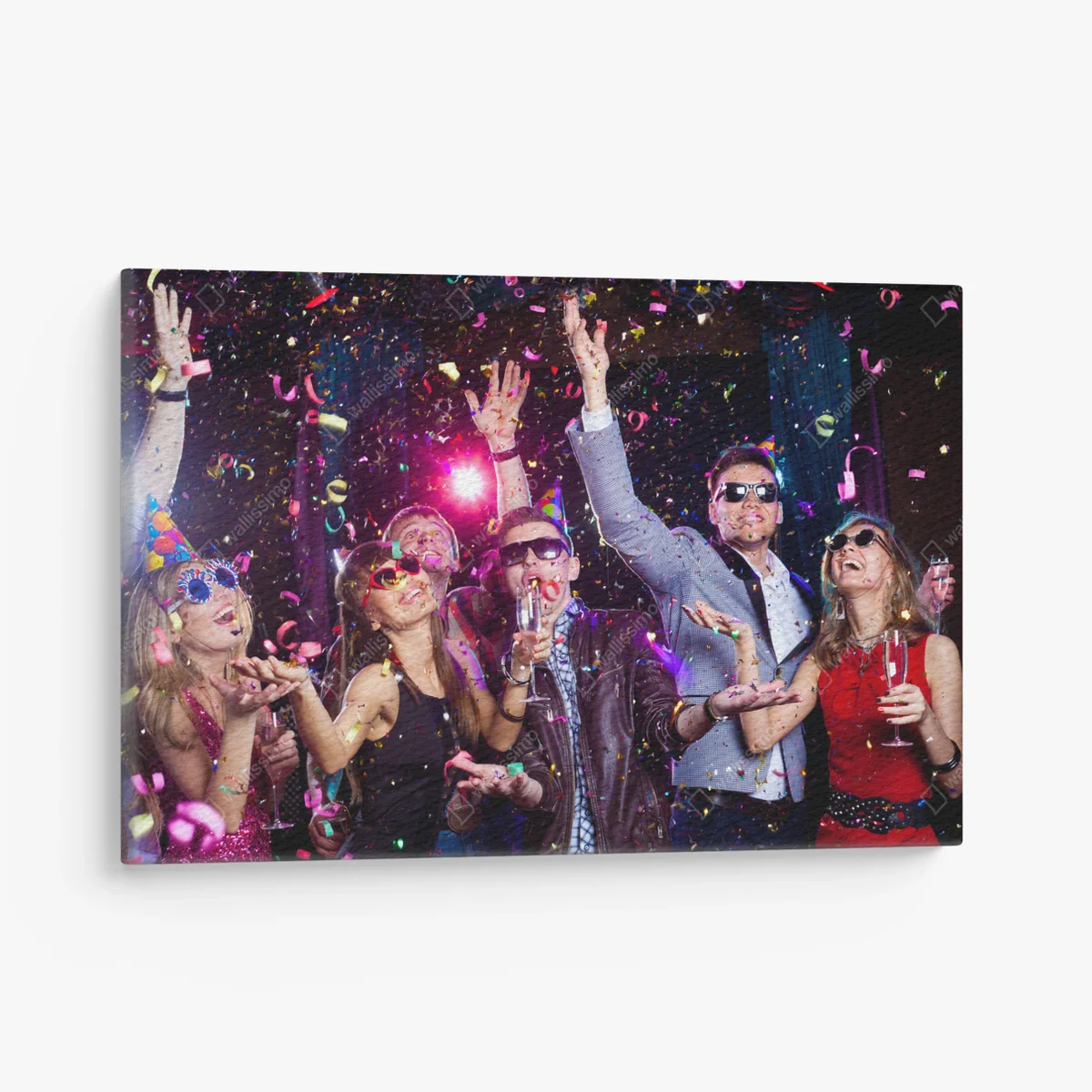 Leinwandbild Junges Partyvolk • Leinwandbilder bei Wallnifity® Leinwandbild Junges Partyvolk • Leinwandbilder bei Wallnifity®