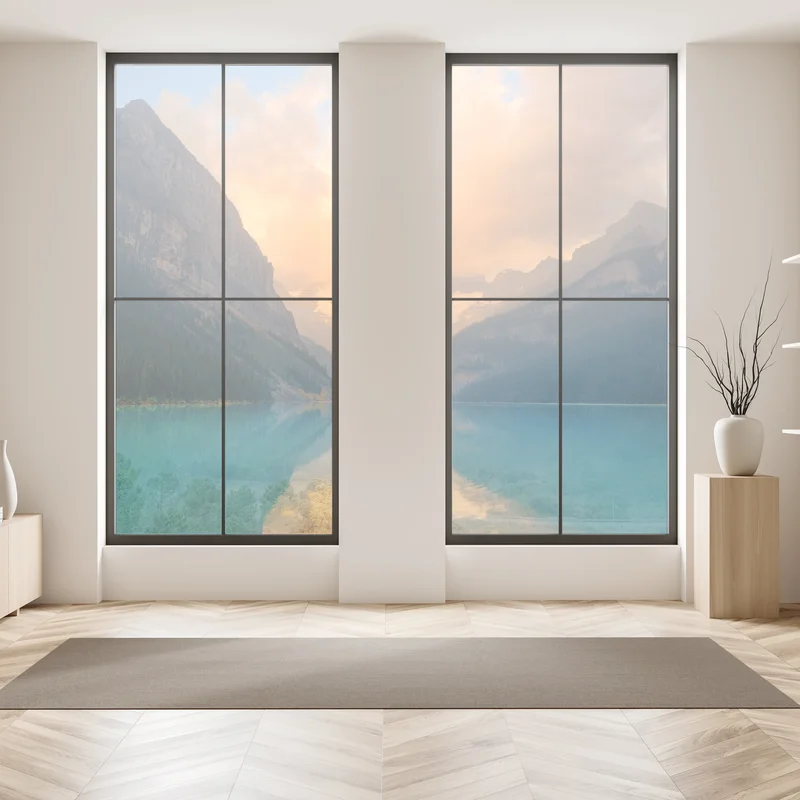 Fensteraufkleber sonnenaufgang über Lake Louise, Banff