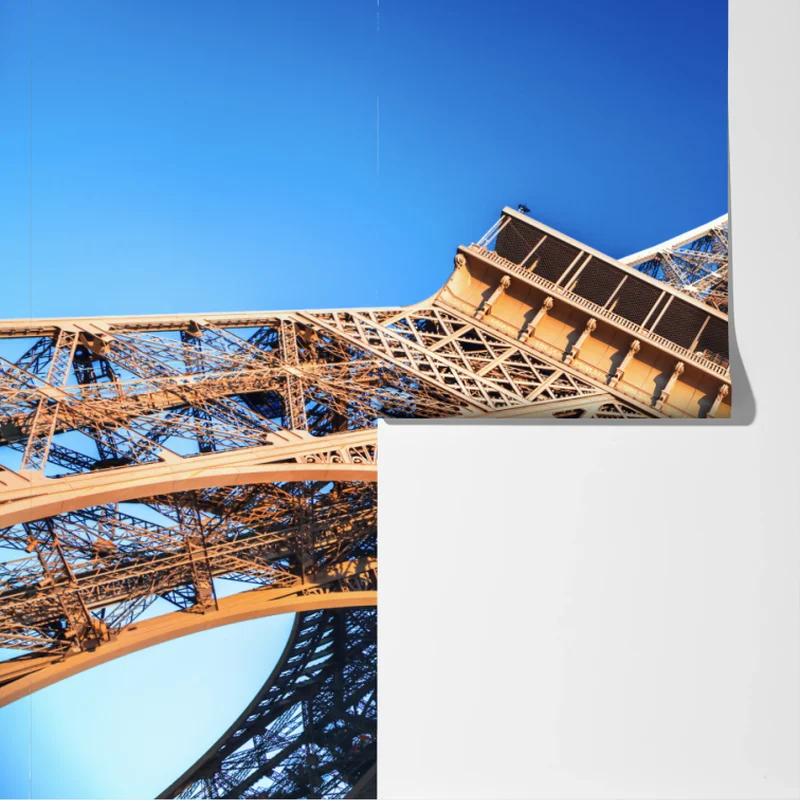 Fototapete Eiffelturm nahaufnahme in Paris Fototapete Eiffelturm nahaufnahme in Paris