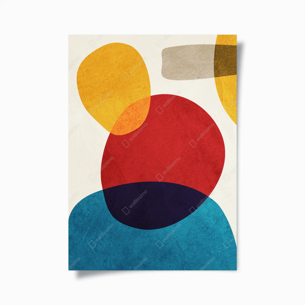 Poster kraftvolle geometrische farbkomposition • Poster bei Wallnifity® Poster kraftvolle geometrische farbkomposition • Poster bei Wallnifity®