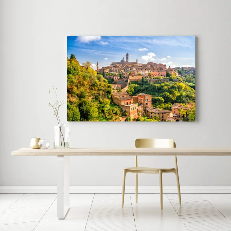 Leinwandbild Siena stadtpanorama, Italien Leinwandbild Siena stadtpanorama, Italien