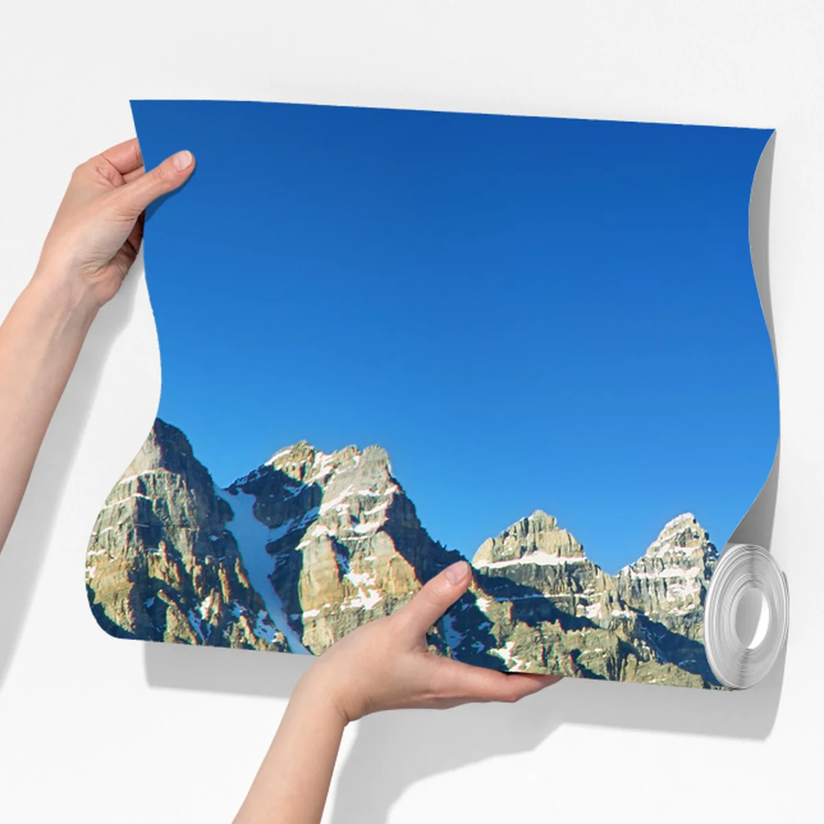 Fototapete ruhiger türkisfarbener bergsee Fototapete ruhiger türkisfarbener bergsee