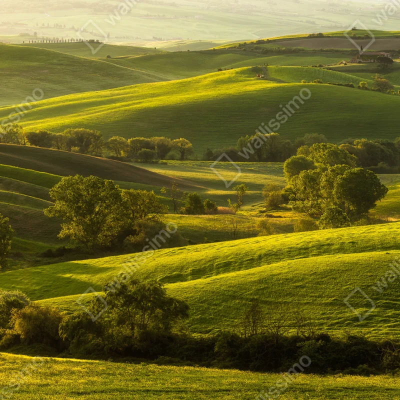 Tischaufkleber und Schreibtischaufkleber sonnenbeschienene grüne hügel Tischaufkleber und Schreibtischaufkleber sonnenbeschienene grüne hügel