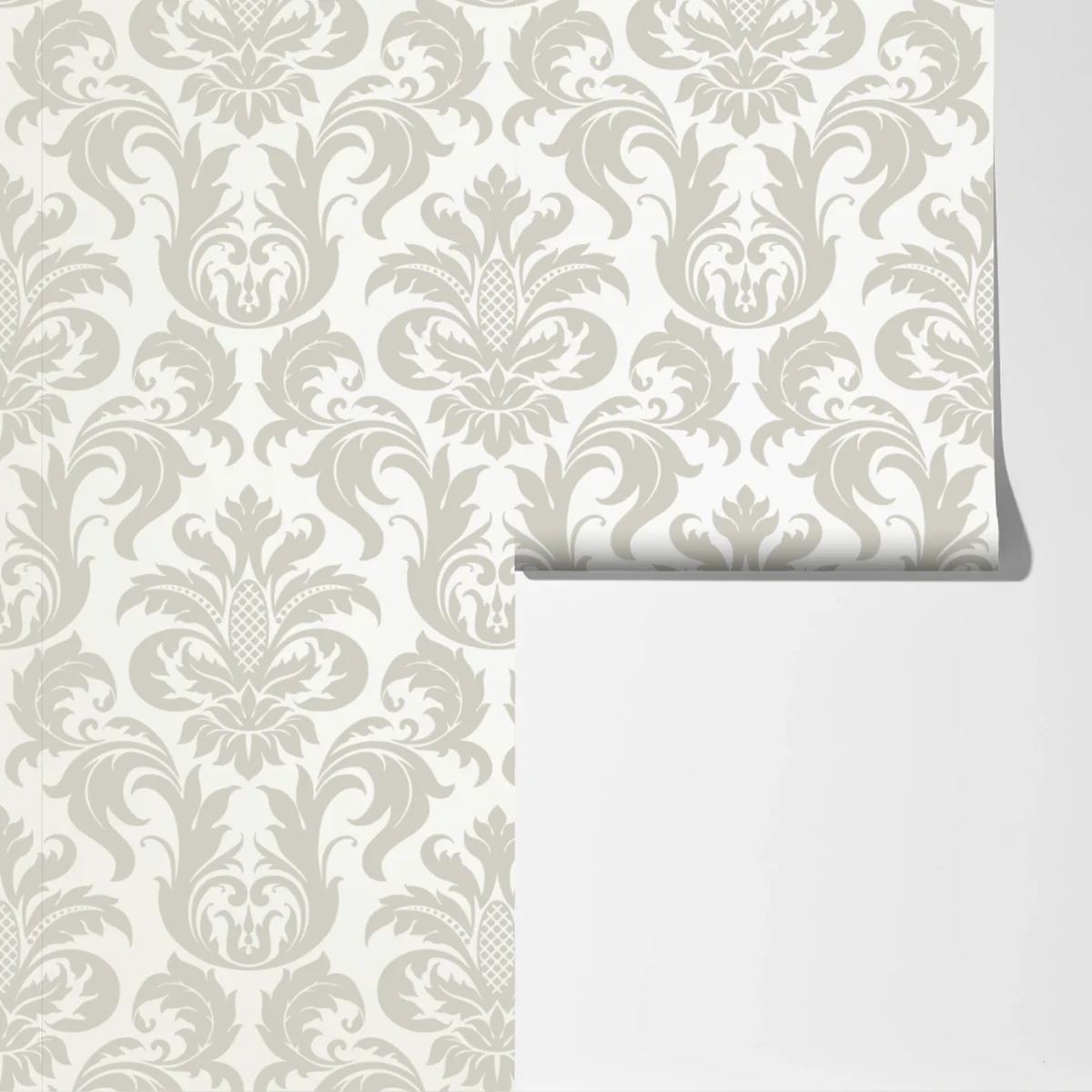Fototapeta elegancki beżowy wzór damask Fototapeta elegancki beżowy wzór damask