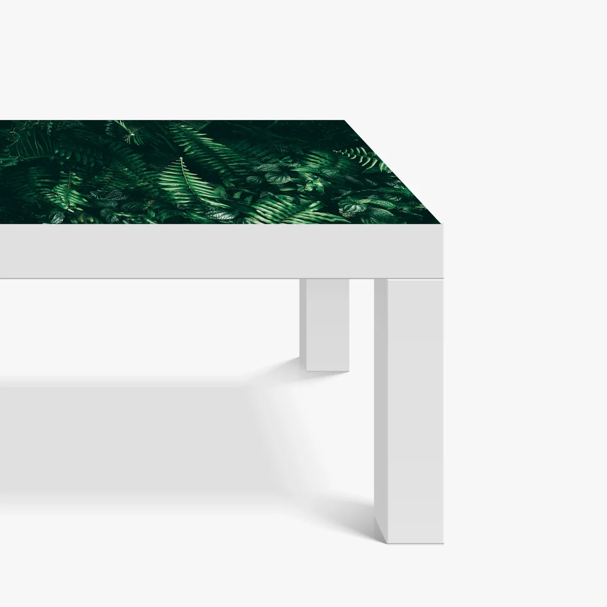 Tischaufkleber und Schreibtischaufkleber üppige tropische grüne blätter Tischaufkleber und Schreibtischaufkleber üppige tropische grüne blätter