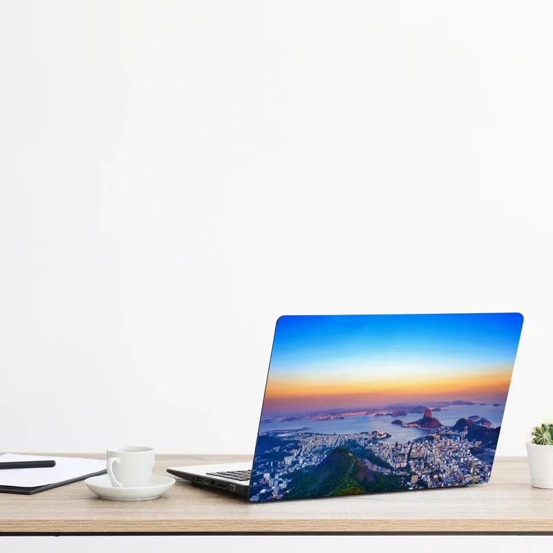 Naklejka na laptopa panorama Rio de Janeiro o zachodzie słońca