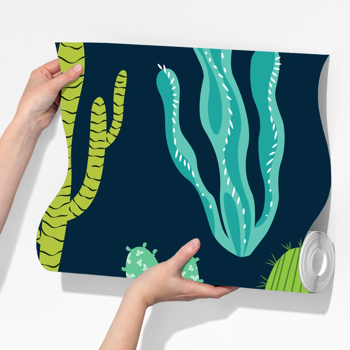 Fototapete kaktus- und sukkulentenmuster Fototapete kaktus- und sukkulentenmuster