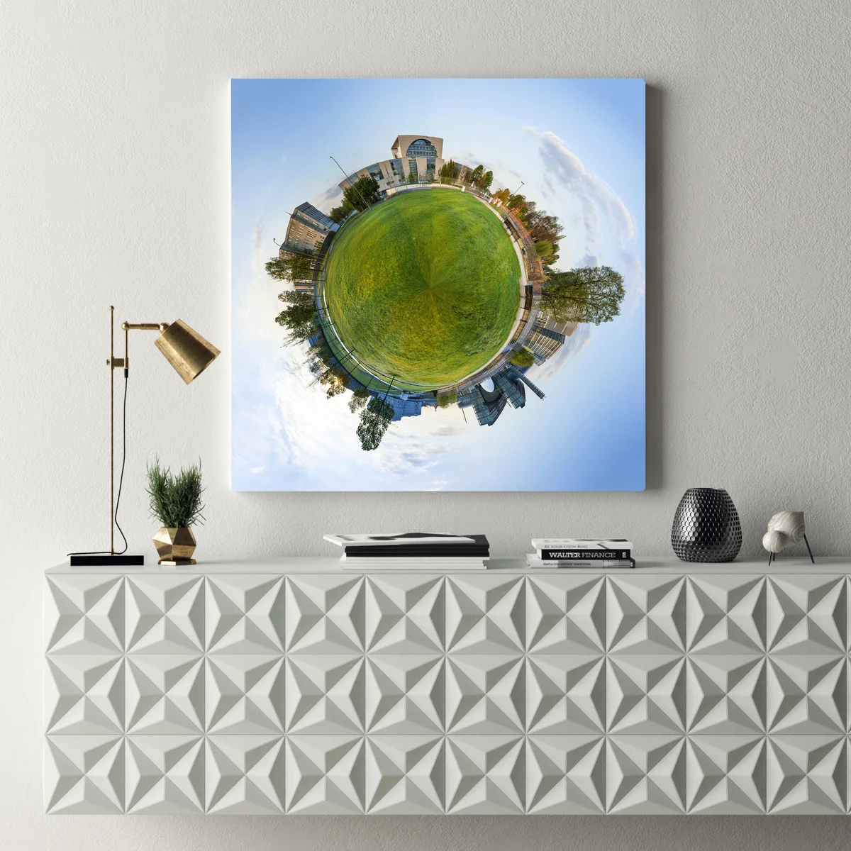 Leinwandbild Panorama des Spreebogenparks in Berlin mit Regierungsgebäuden • Leinwandbilder bei Wallnifity® Leinwandbild Panorama des Spreebogenparks in Berlin mit Regierungsgebäuden • Leinwandbilder bei Wallnifity®