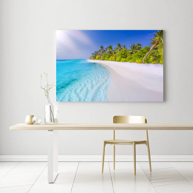 Leinwandbild tropischer türkisstrand Leinwandbild tropischer türkisstrand