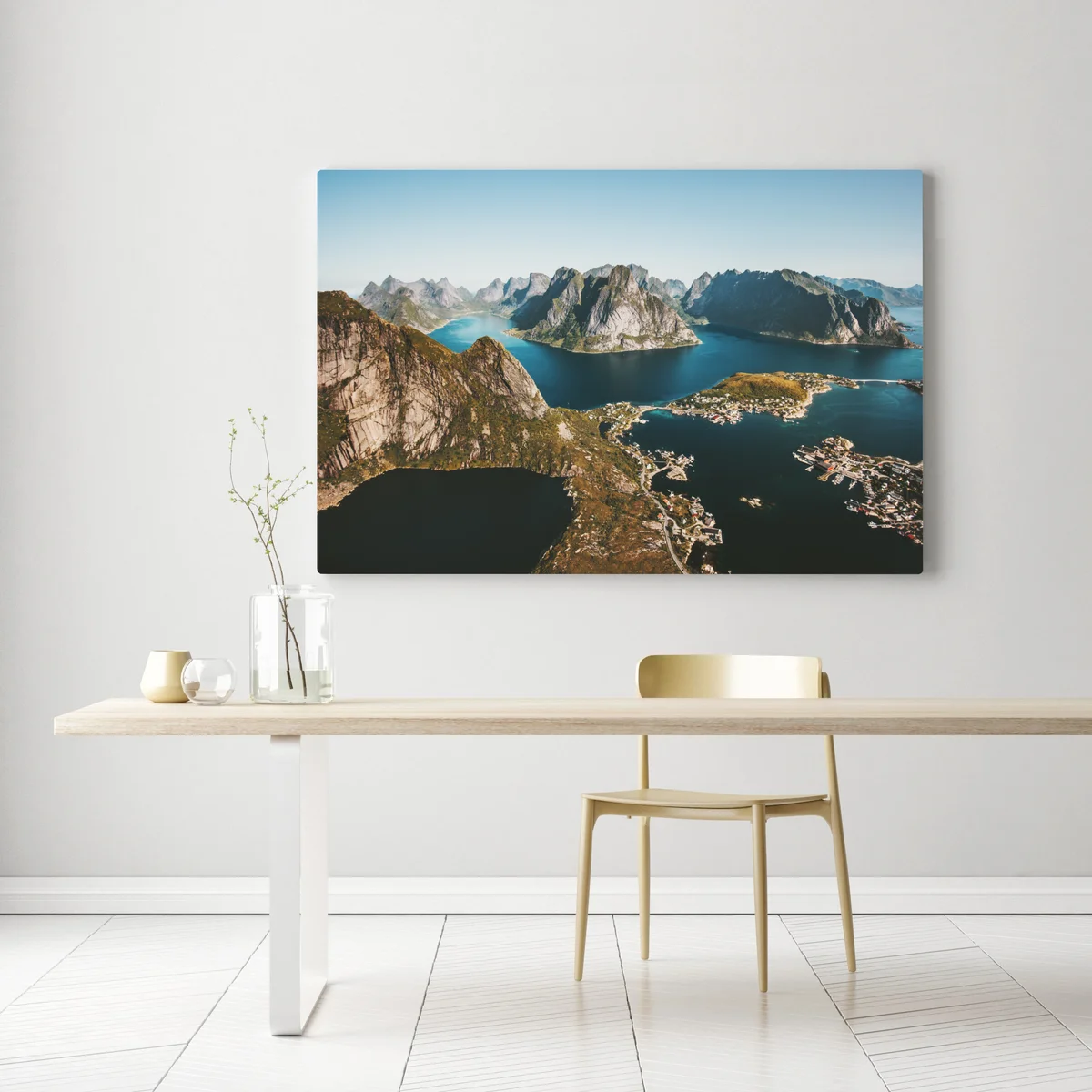 Leinwandbild majestätische fjordlandschaft Leinwandbild majestätische fjordlandschaft