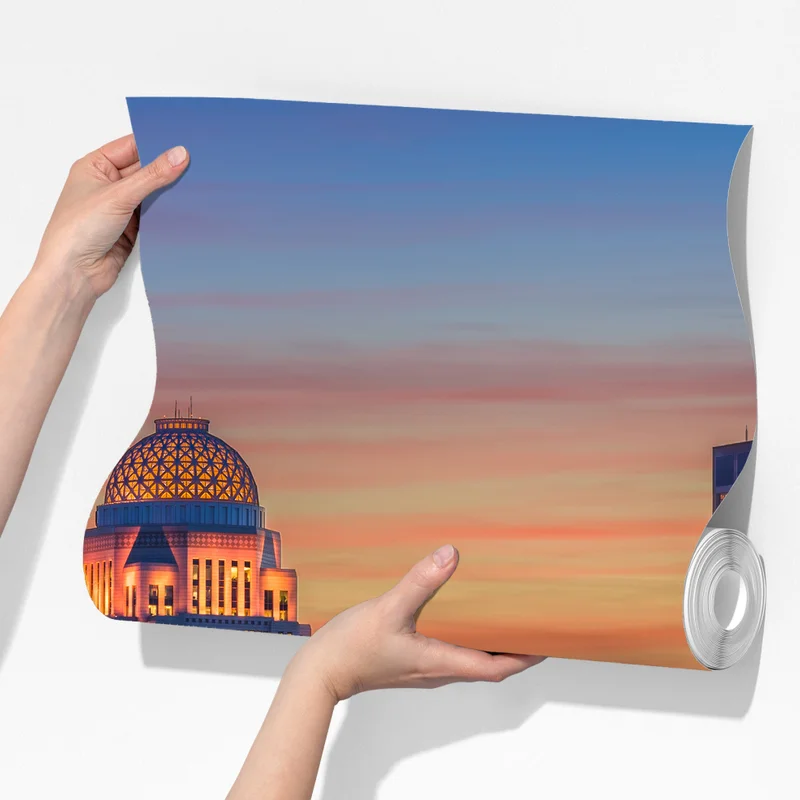 Fototapete Louisville skyline bei sonnenuntergang Fototapete Louisville skyline bei sonnenuntergang