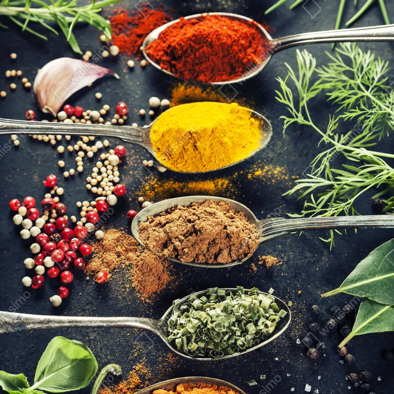 Naklejka na okno kompozycja przypraw i ziół Naklejka na okno kompozycja przypraw i ziół