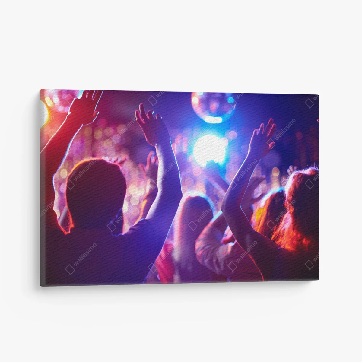 Leinwandbild Tanzende Menschen • Leinwandbilder bei Wallnifity® Leinwandbild Tanzende Menschen • Leinwandbilder bei Wallnifity®