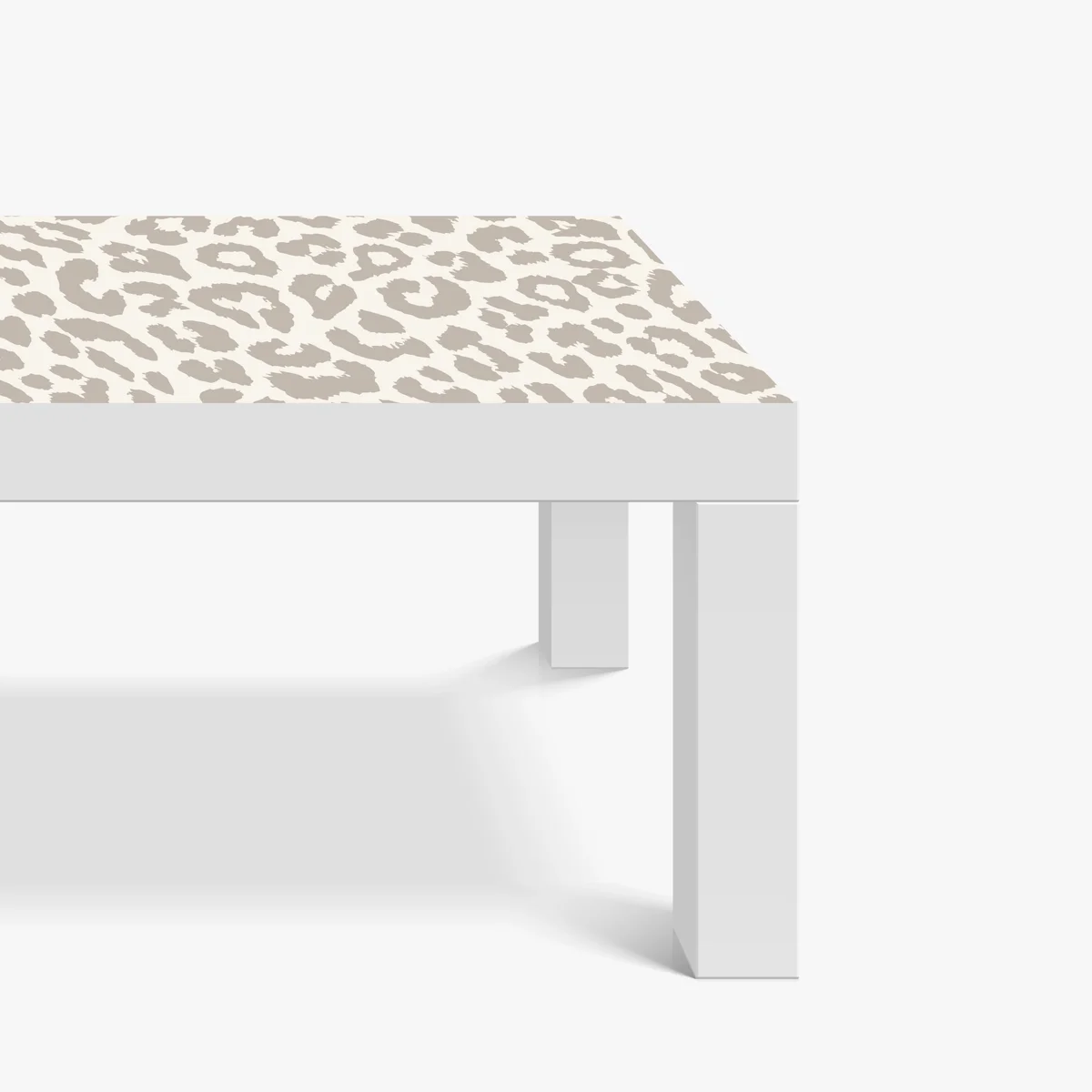 Tischaufkleber und Schreibtischaufkleber neutrales beiges leopardenmuster Tischaufkleber und Schreibtischaufkleber neutrales beiges leopardenmuster