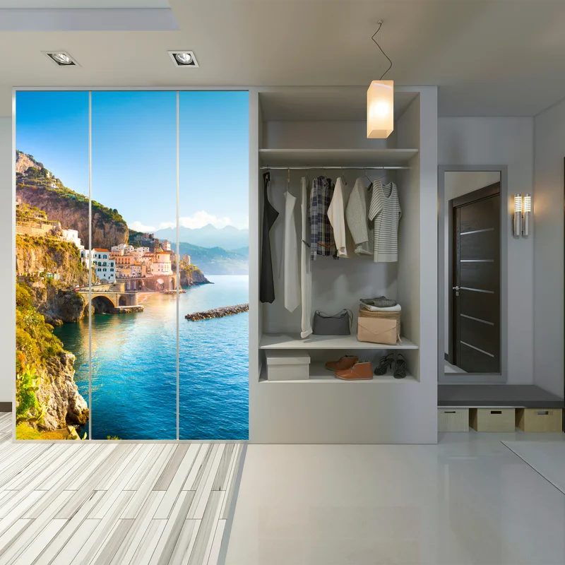 Schrankaufkleber sonnige Amalfiküste