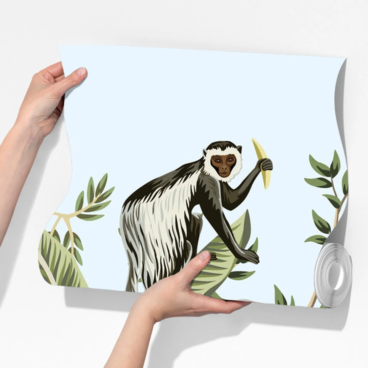 Fototapete tropischer dschungel mit tieren Fototapete tropischer dschungel mit tieren