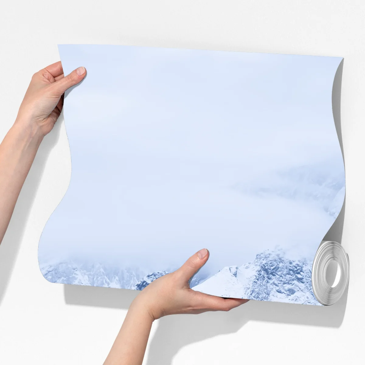 Fototapete sonnenaufgang über den roten hütten der Lofoten Fototapete sonnenaufgang über den roten hütten der Lofoten