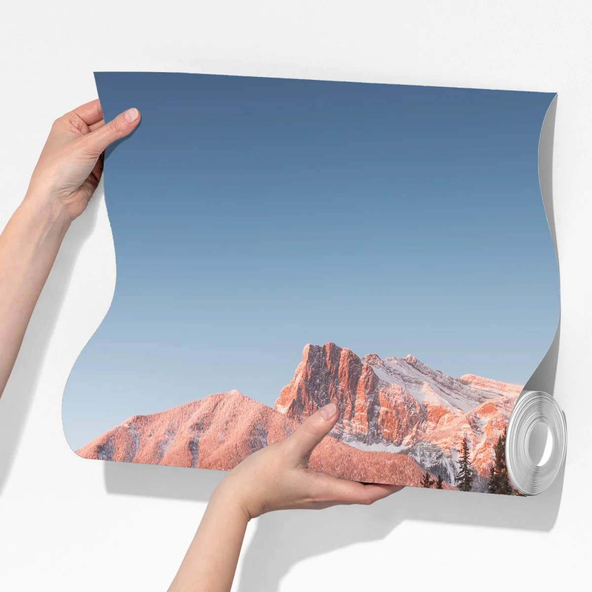 Fototapeta górskie odbicie w porannym blasku Fototapeta górskie odbicie w porannym blasku