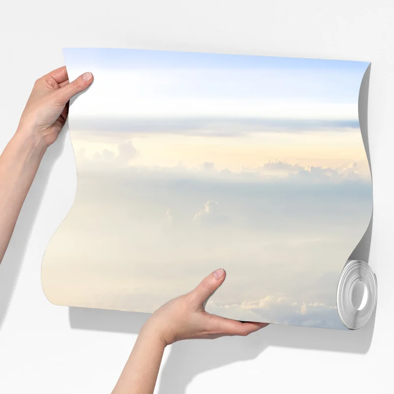 Fototapete sonnenbeschienene wolken über dem horizont Fototapete sonnenbeschienene wolken über dem horizont