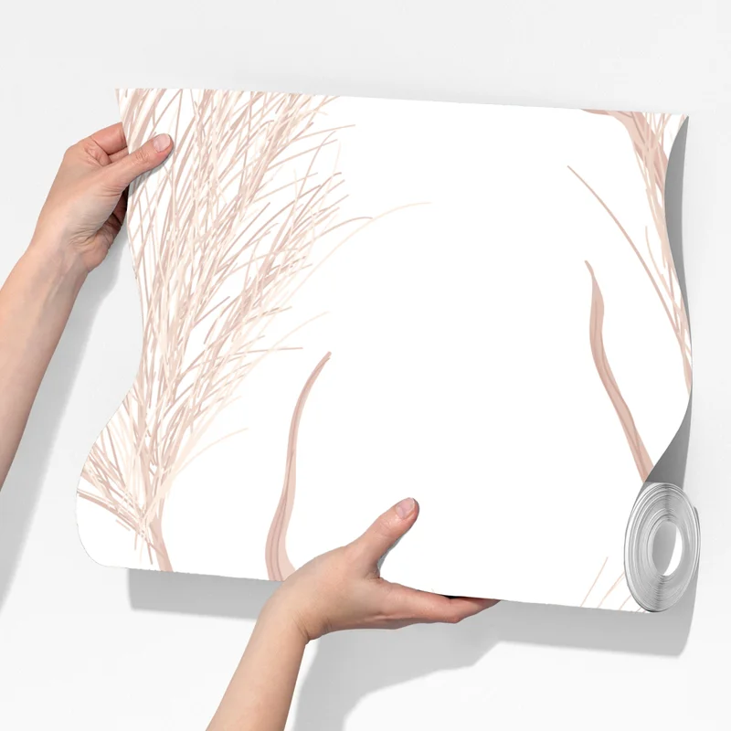 Fototapete zartes pampasgras-motiv Fototapete zartes pampasgras-motiv