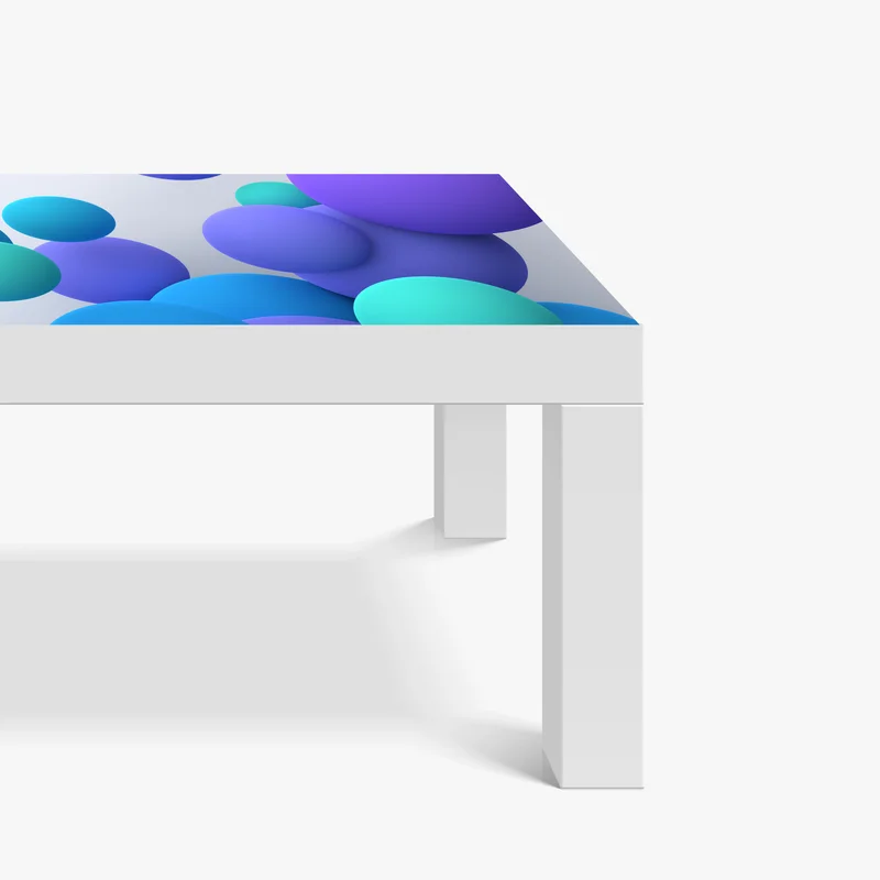 Tischaufkleber und Schreibtischaufkleber bunte schwebende kugeln 3d abstrakt Tischaufkleber und Schreibtischaufkleber bunte schwebende kugeln 3d abstrakt