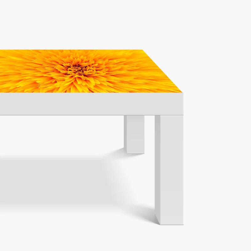 Tischaufkleber und Schreibtischaufkleber strahlende sonnenblume nahaufnahme