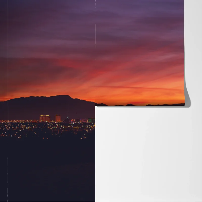 Fototapeta Las Vegas panorama o zmierzchu Fototapeta Las Vegas panorama o zmierzchu