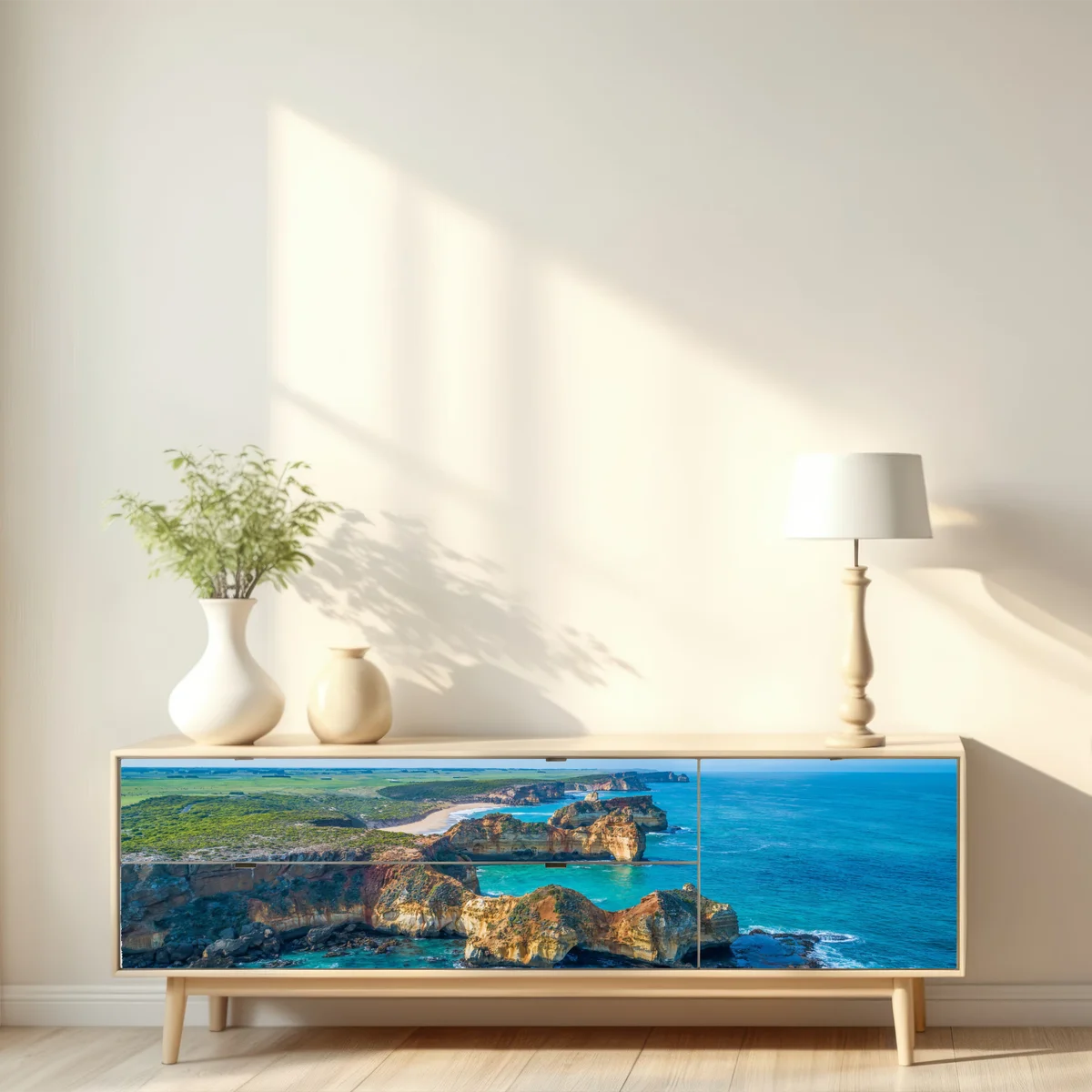 Repositionierbarer Aufkleber Great Ocean Road küstenpanorama Repositionierbarer Aufkleber Great Ocean Road küstenpanorama